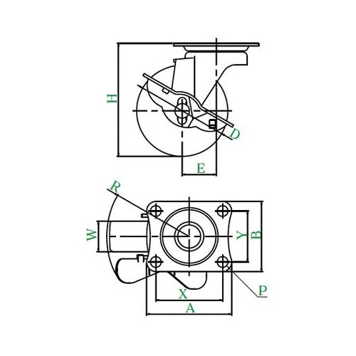 SG−S型キャスター
