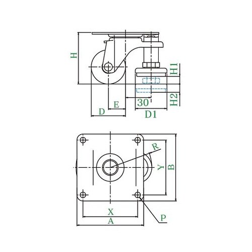 E−AF型キャスター