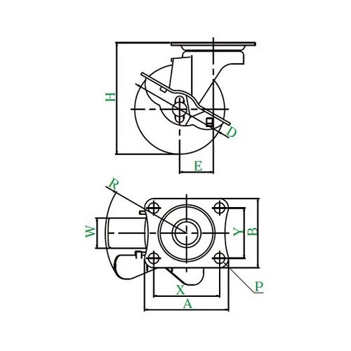 SG−S型キャスター