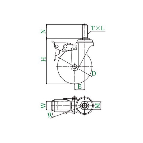 ST特殊型キャスター
