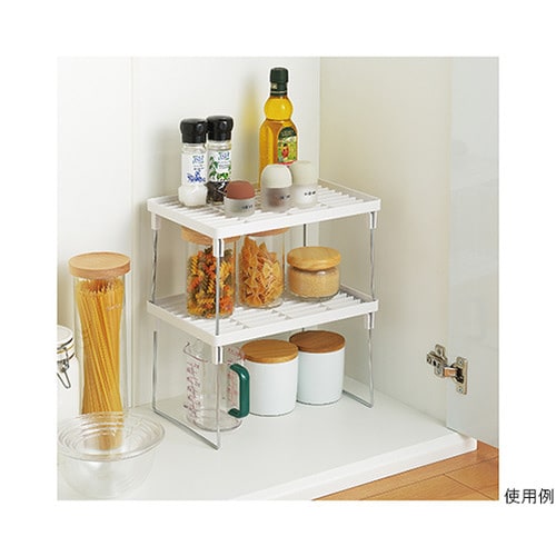 ABS樹脂製積み重ね棚ラックワン