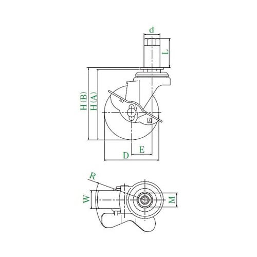 STF−S型キャスター