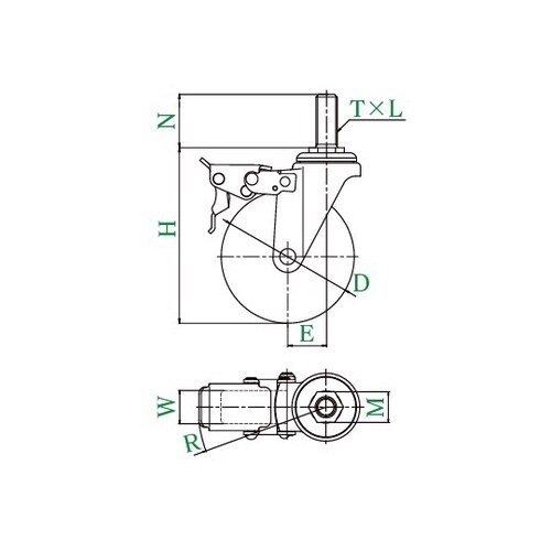 ST特殊型キャスター