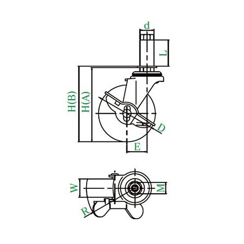 LTF−S型キャスター