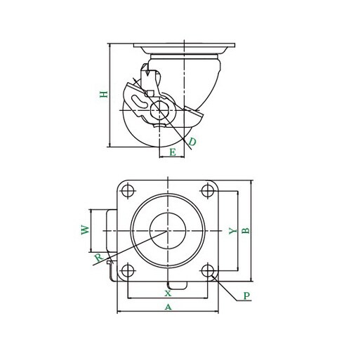 HG−S型キャスター