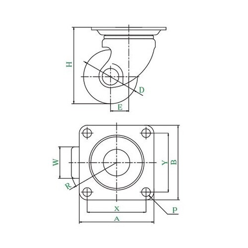 CAL−UHG型キャスター
