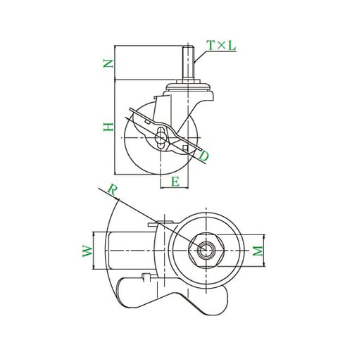 ST−S型キャスター