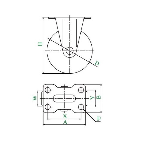 SUS−SR型キャスター