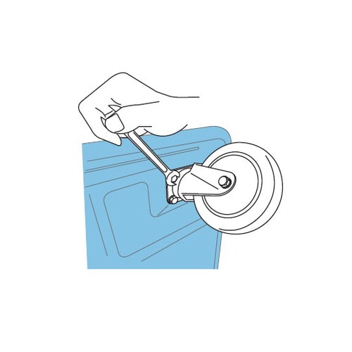 サイレンス型キャスター