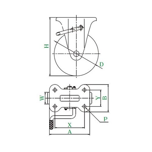 PMR−LB型キャスター
