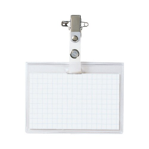 タッグ名札安全ピン・クリップ両用横56×91×50