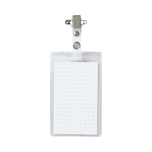 タッグ名札縦型安全ピン・クリップ両用91×56mm