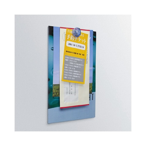 超強力マグネット<ネオマグ>φ30mm 透明ブルー