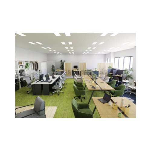 ABCパーテ白 1800×900 スリットNA