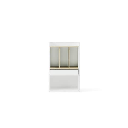 ランドセルラック アッシュブラウン/ホワイト