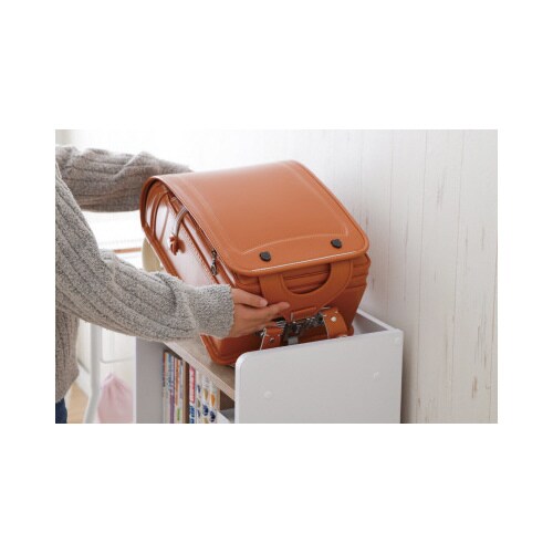 ランドセルラック アッシュブラウン/ホワイト