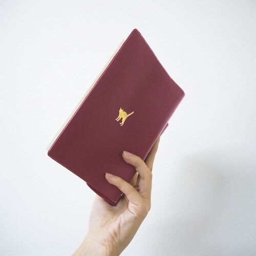 ブックカバー 文庫 ポイント 猫×3