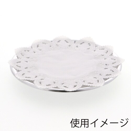 レースペーパー 丸型 9号×10