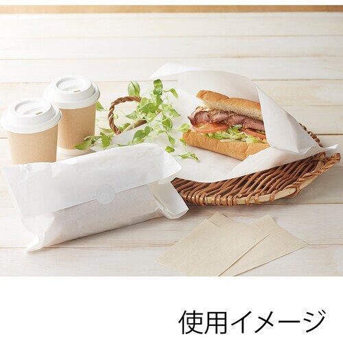 バーガー・ホットドッグスリーブ袋 白無地×10