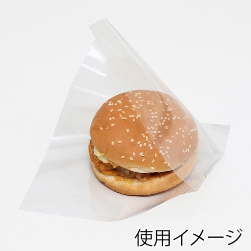 OPPバーガー袋 13.5−13.5 無地×20