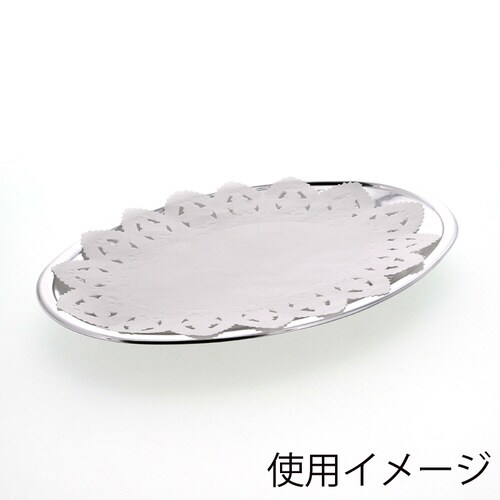 レースペーパー 小判型 14号×10