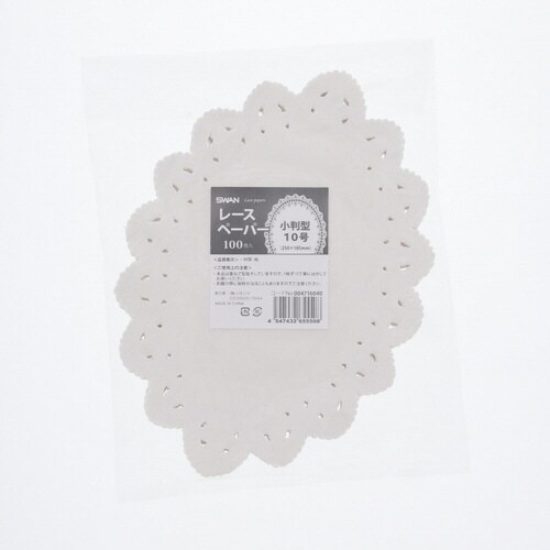 レースペーパー 小判型 10号×15