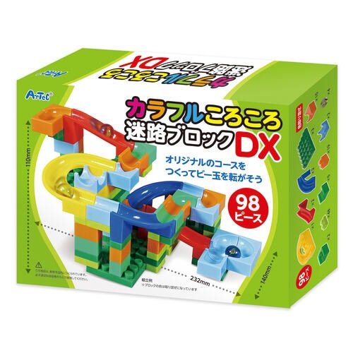 カラフルころころ迷路ブロック DX
