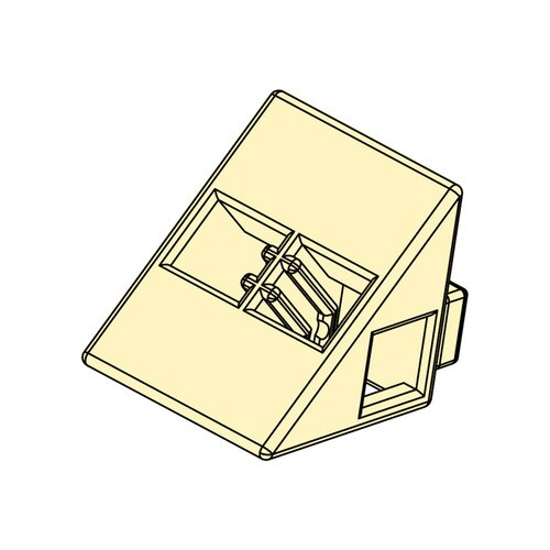 Artecブロック 三角A 8P 薄黄