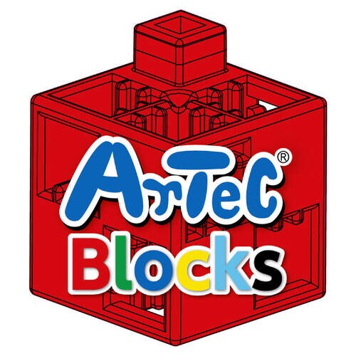 Artecブロック 三角A 8P 薄黄