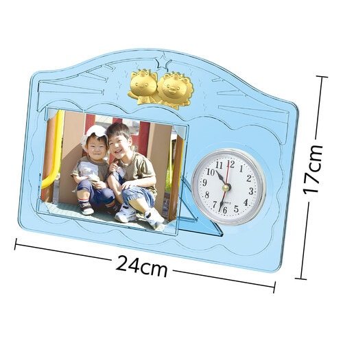 メモリアルスタンドエンジョイアニマルズ時計付