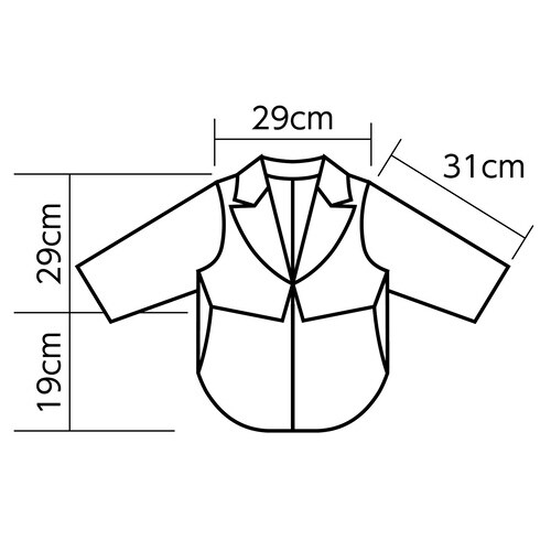 ソフトサテンジャケット ブラック