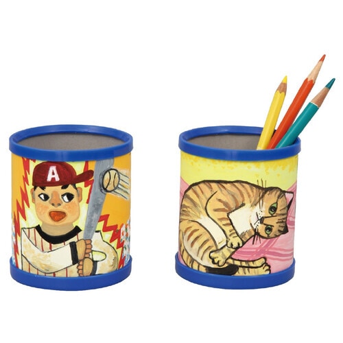 手作りペン立て