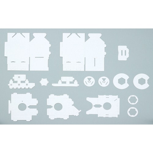 ダイヤル式ダンボール金庫貯金箱工作キット