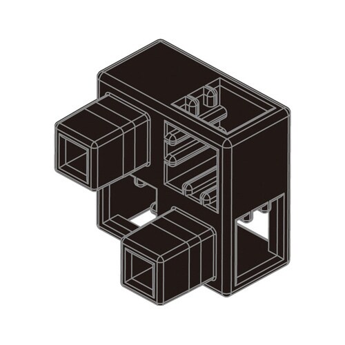 Artecブロック ハーフB 8P 黒