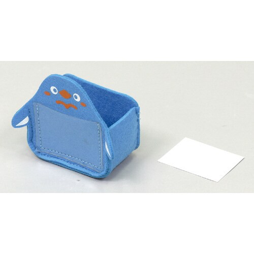 フェルトペンギン小物入れ