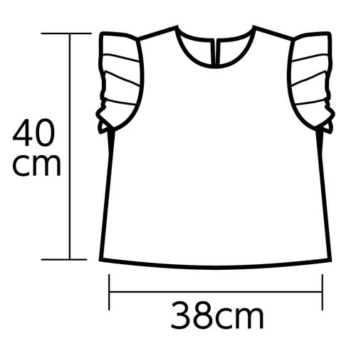ソフトサテン フリフリシャツ 赤