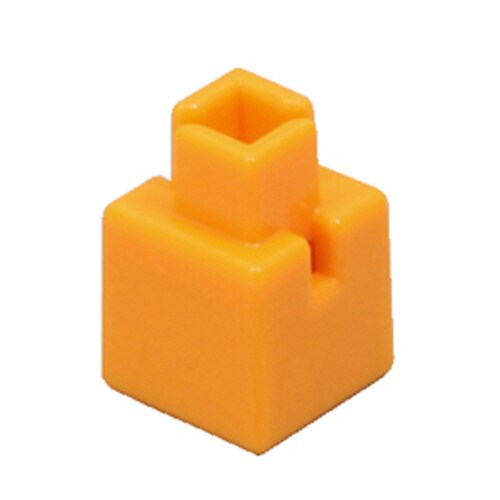 Artecブロック ミニ四角 20P オレンジ