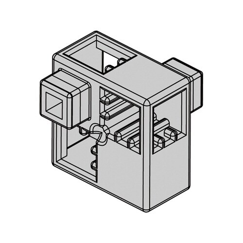 Artecブロック ハーフA 8P 薄グレー