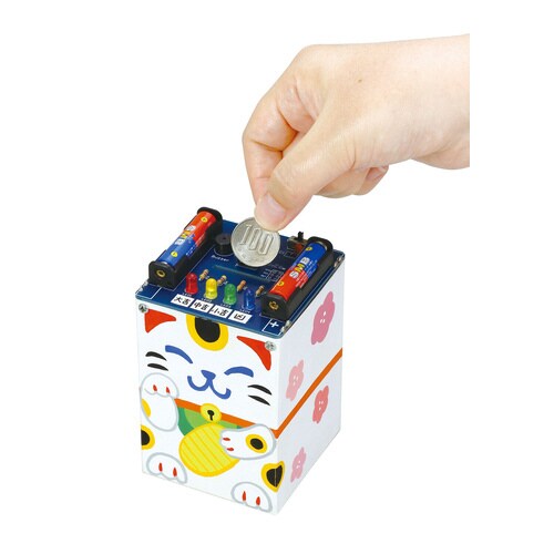 電子おみくじ貯金箱はんだづけ工作キット