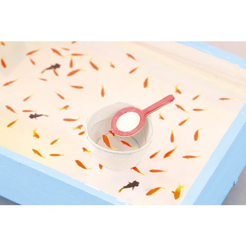 手作りミニチュア屋台キット 金魚すくい