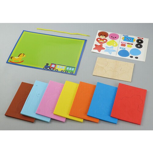 おえかきおもちゃばこづくり 木製パーツ付き