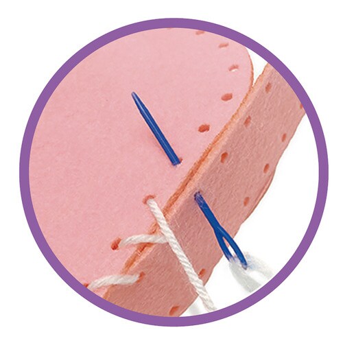 てづくりフェルトバッグ フラワー