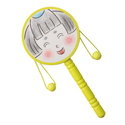 でんでんだいこ 黄 おえかきシール付