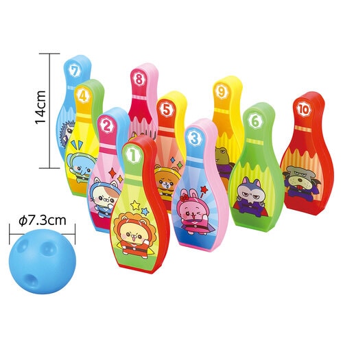 ちいくレンジャーカラフルボーリングセット