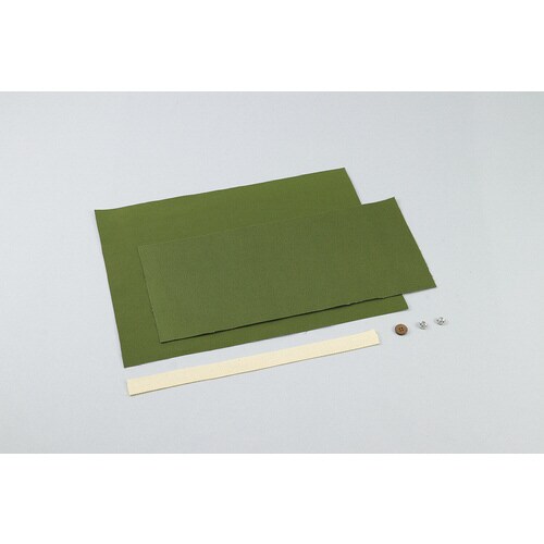 基礎縫いウォールポケット サップグリーン