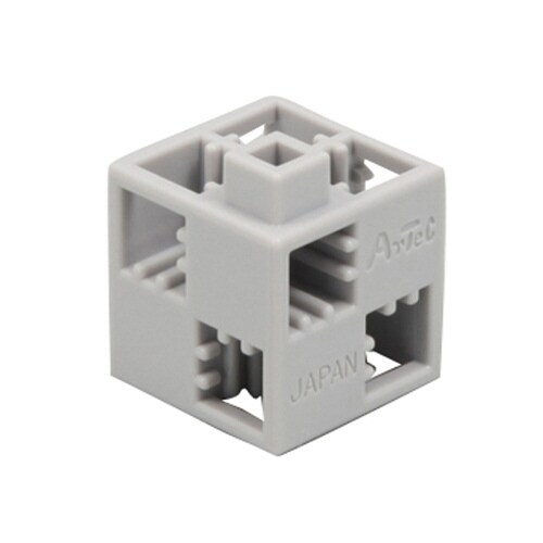 Artecブロック 基本四角 100P 薄グレー