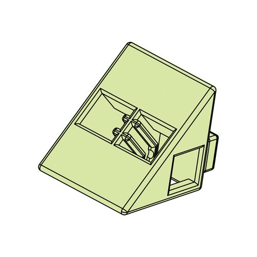 Artecブロック 三角A 8P 薄緑