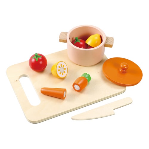 木製カラフルキッチン