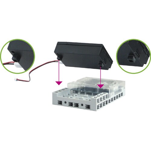 ブロック用電池ボックスコード付(単3電池3本)