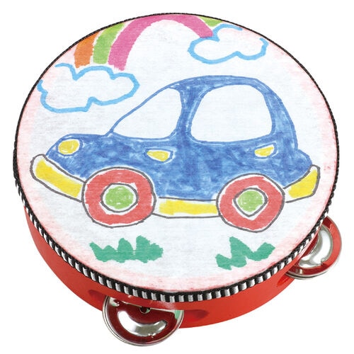 おえかきタンバリン レッド